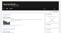 Desktop Screenshot of leonardods.com.br