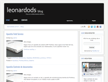 Tablet Screenshot of leonardods.com.br